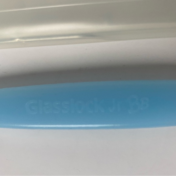 Glasslock Jr. Baby Spoon With Case Soft Safe Blue Silverware - Picture 6 of 14